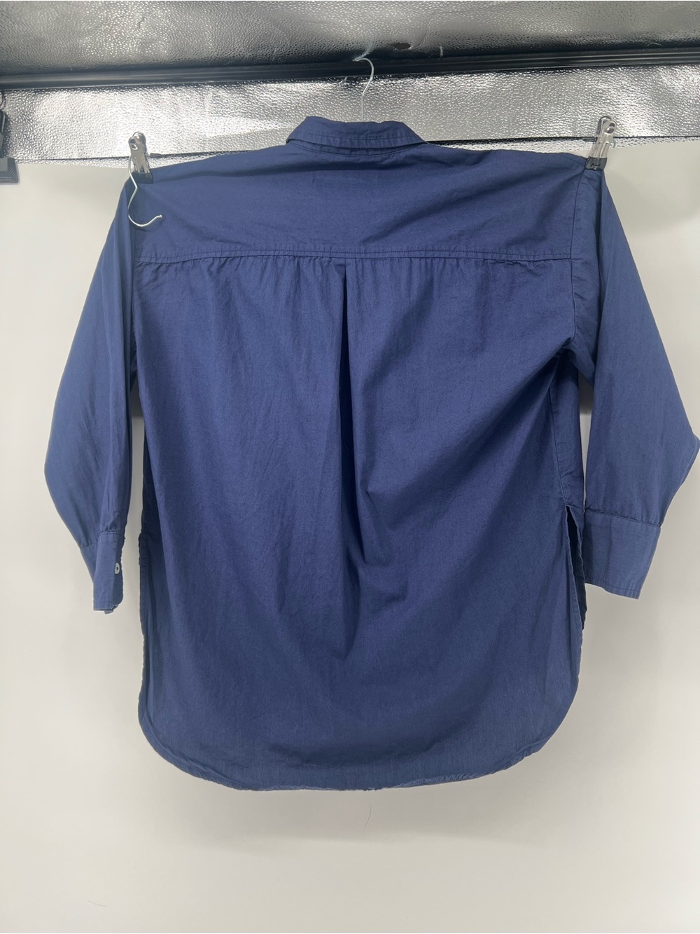 Maeve (Anthropologie) Indigo tailored Button-Down Women's Shirt, S, Capsule - Picture 2 of 3
